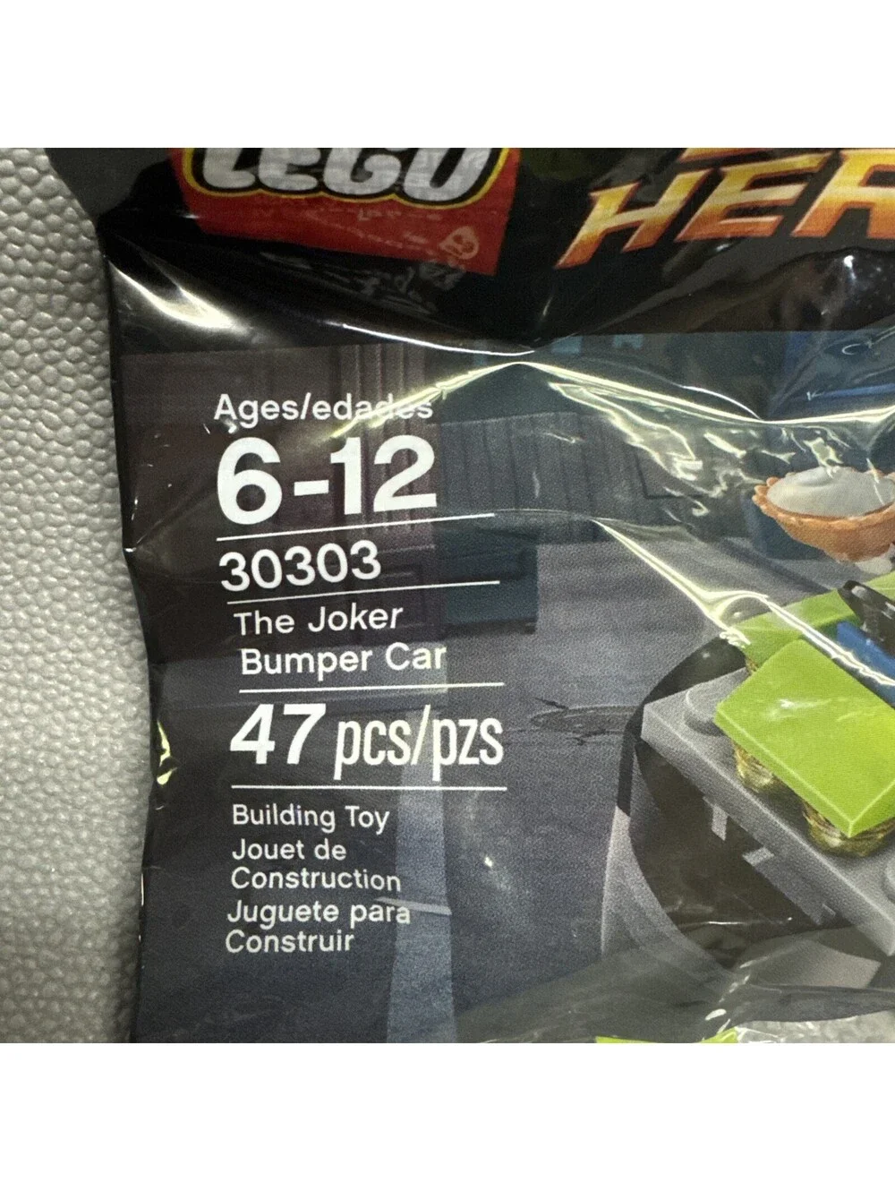 LEGO DC Comics Super Heroes: The Joker Bumper Car (30303) Retired Polybag